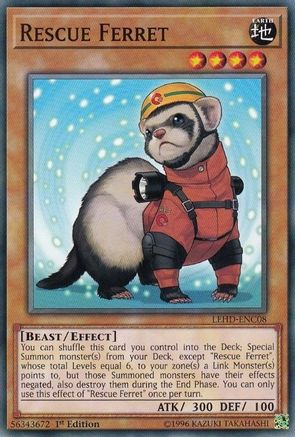Rescue Ferret [LEHD-ENC08] Common - Yu-Gi-Oh! - Card Brawlers | Quebec | Canada |