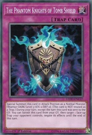 The Phantom Knights of Tomb Shield [LEHD-ENC27] Common - Yu-Gi-Oh! - Card Brawlers | Quebec | Canada |