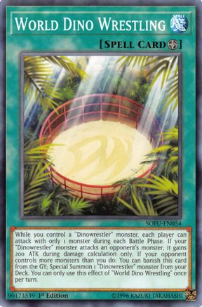 World Dino Wrestling [SOFU-EN054] Common - Yu-Gi-Oh! - Card Brawlers | Quebec | Canada |