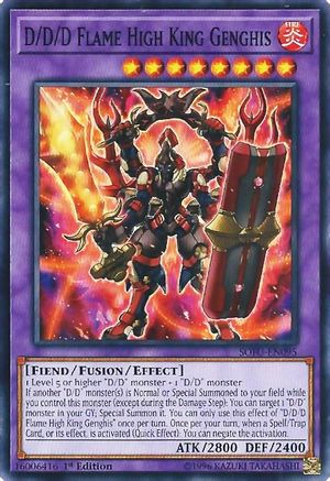 D/D/D Flame High King Genghis [SOFU-EN095] Common - Yu-Gi-Oh! - Card Brawlers | Quebec | Canada |