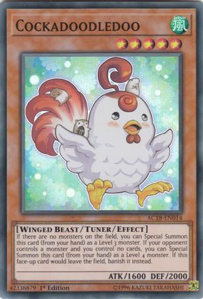 Cockadoodledoo [AC18-EN014] Super Rare - Yu-Gi-Oh! - Card Brawlers | Quebec | Canada |
