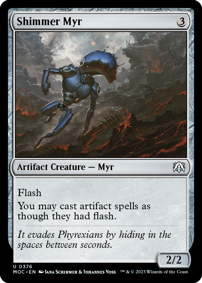 Shimmer Myr [March of the Machine Commander] - Magic: The Gathering - Card Brawlers | Quebec | Canada |