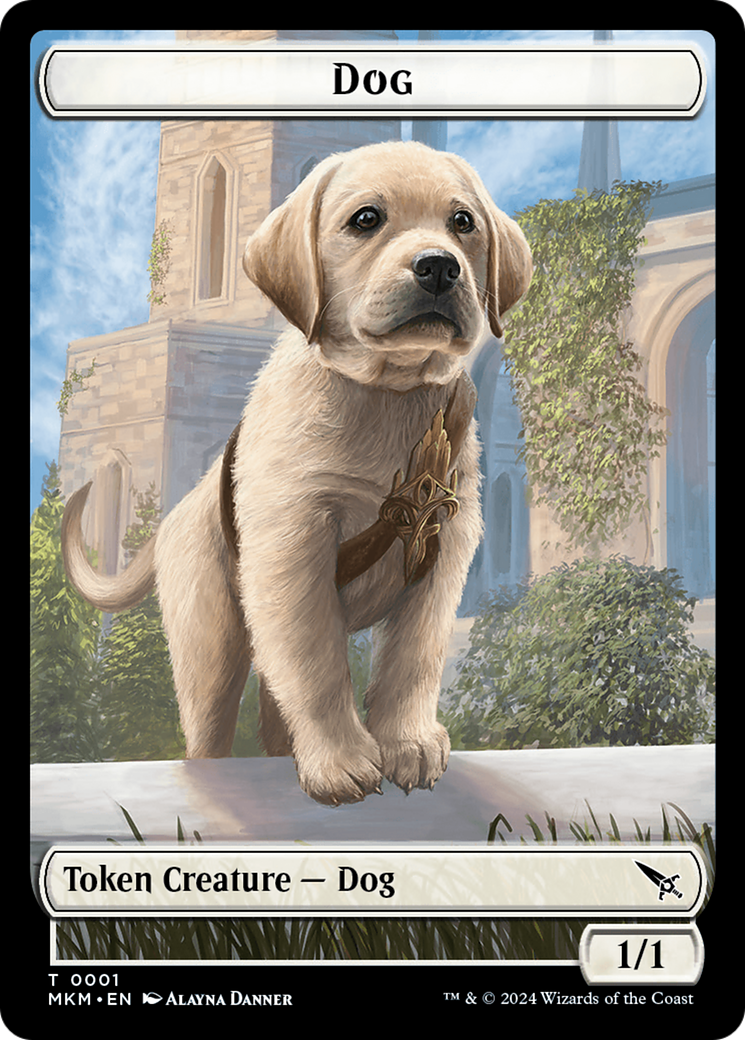Dog Token [Murders at Karlov Manor Tokens] - Magic: The Gathering - Card Brawlers | Quebec | Canada |