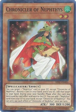 Chronicler of Nephthys [HISU-EN003] Super Rare - Yu-Gi-Oh! - Card Brawlers | Quebec | Canada |