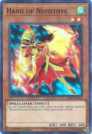 Hand of Nephthys [HISU-EN013] Super Rare - Yu-Gi-Oh! - Card Brawlers | Quebec | Canada |