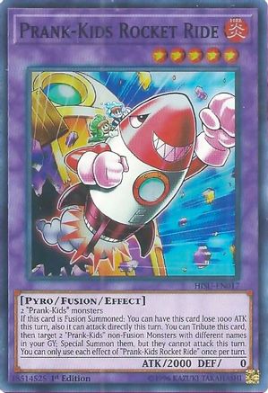Prank-Kids Rocket Ride [HISU-EN017] Super Rare - Yu-Gi-Oh! - Card Brawlers | Quebec | Canada |