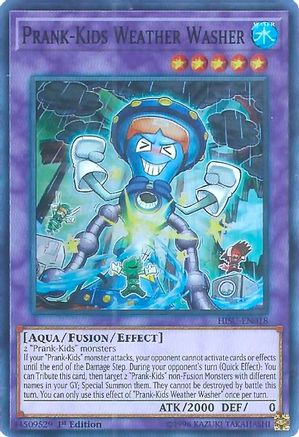 Prank-Kids Weather Washer [HISU-EN018] Super Rare - Yu-Gi-Oh! - Card Brawlers | Quebec | Canada |
