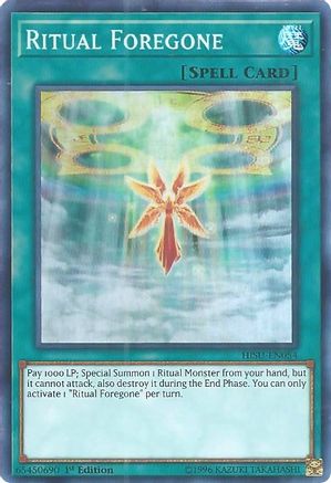 Ritual Foregone [HISU-EN054] Super Rare - Yu-Gi-Oh! - Card Brawlers | Quebec | Canada |