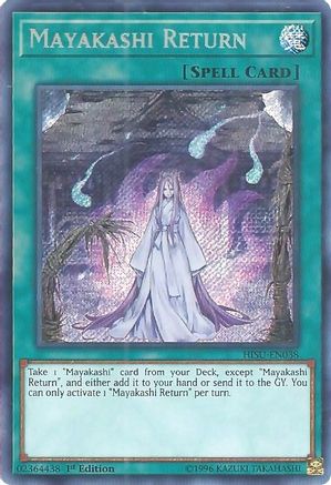 Mayakashi Return [HISU-EN038] Secret Rare - Yu-Gi-Oh! - Card Brawlers | Quebec | Canada |