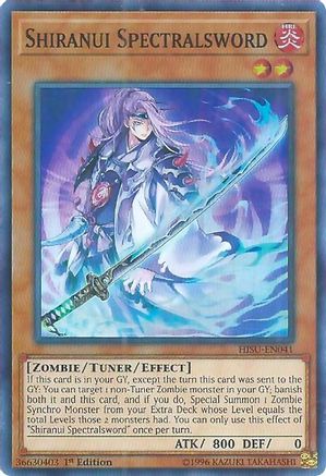 Shiranui Spectralsword [HISU-EN041] Super Rare - Yu-Gi-Oh! - Card Brawlers | Quebec | Canada |