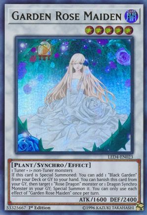 Garden Rose Maiden [LED4-EN023] Ultra Rare - Yu-Gi-Oh! - Card Brawlers | Quebec | Canada |