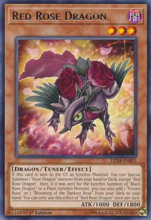 Red Rose Dragon [LED4-EN025] Rare - Yu-Gi-Oh! - Card Brawlers | Quebec | Canada |