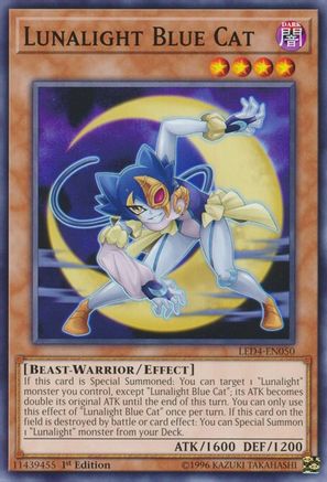 Lunalight Blue Cat [LED4-EN050] Common - Yu-Gi-Oh! - Card Brawlers | Quebec | Canada |