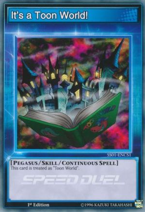 It's a Toon World! [SS01-ENCS1] Common - Yu-Gi-Oh! - Card Brawlers | Quebec | Canada |