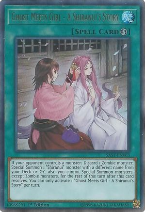 Ghost Meets Girl - A Shiranui's Story [SAST-EN063] Ultra Rare - Yu-Gi-Oh! - Card Brawlers | Quebec | Canada |