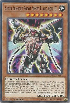Super Armored Robot Armed Black Iron "C" [SAST-EN097] Common - Yu-Gi-Oh! - Card Brawlers | Quebec | Canada |