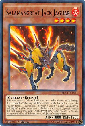 Salamangreat Jack Jaguar [SDSB-EN010] Common - Yu-Gi-Oh! - Card Brawlers | Quebec | Canada |