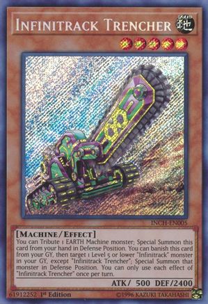 Infinitrack Trencher [INCH-EN005] Secret Rare - Yu-Gi-Oh! - Card Brawlers | Quebec | Canada |