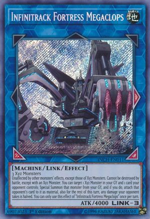 Infinitrack Fortress Megaclops [INCH-EN011] Secret Rare - Yu-Gi-Oh! - Card Brawlers | Quebec | Canada |
