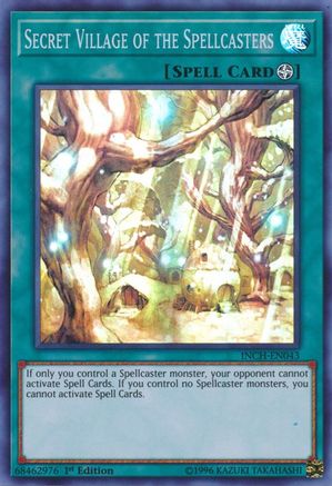 Secret Village of the Spellcasters [INCH-EN043] Super Rare - Yu-Gi-Oh! - Card Brawlers | Quebec | Canada |
