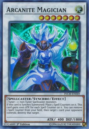 Arcanite Magician [INCH-EN049] Super Rare - Yu-Gi-Oh! - Card Brawlers | Quebec | Canada |