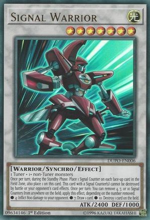Signal Warrior [DUPO-EN006] Ultra Rare - Yu-Gi-Oh! - Card Brawlers | Quebec | Canada |