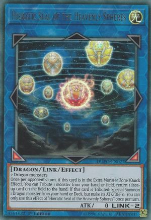 Hieratic Seal of the Heavenly Spheres [DUPO-EN027] Ultra Rare - Yu-Gi-Oh! - Card Brawlers | Quebec | Canada |