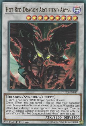 Hot Red Dragon Archfiend Abyss [DUPO-EN057] Ultra Rare - Yu-Gi-Oh! - Card Brawlers | Quebec | Canada |