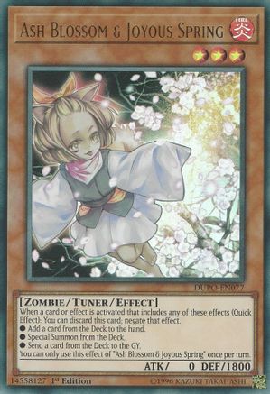 Ash Blossom & Joyous Spring [DUPO-EN077] Ultra Rare - Yu-Gi-Oh! - Card Brawlers | Quebec | Canada |