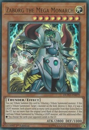 Zaborg the Mega Monarch [DUPO-EN079] Ultra Rare - Yu-Gi-Oh! - Card Brawlers | Quebec | Canada |