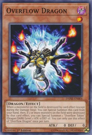 Overflow Dragon [DANE-EN004] Common - Yu-Gi-Oh! - Card Brawlers | Quebec | Canada |