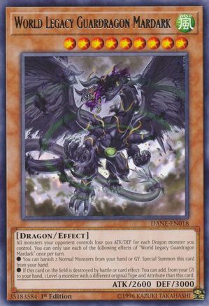 World Legacy Guardragon Mardark [DANE-EN018] Rare - Yu-Gi-Oh! - Card Brawlers | Quebec | Canada |