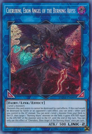 Cherubini, Ebon Angel of the Burning Abyss [DANE-EN095] Secret Rare - Yu-Gi-Oh! - Card Brawlers | Quebec | Canada |