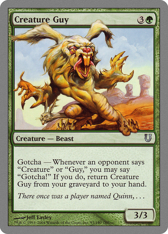 Creature Guy [Unhinged] - Magic: The Gathering - Card Brawlers | Quebec | Canada |