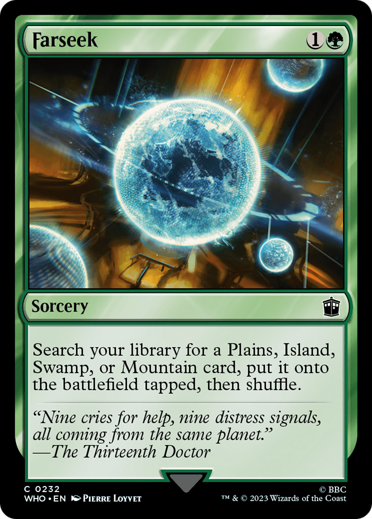 Farseek [Doctor Who] - Magic: The Gathering - Card Brawlers | Quebec | Canada |