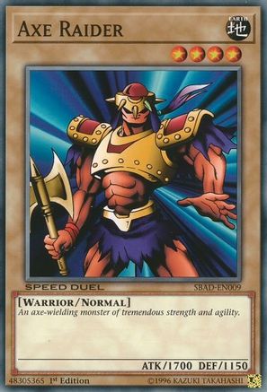 Axe Raider [SBAD-EN009] Common - Yu-Gi-Oh! - Card Brawlers | Quebec | Canada |
