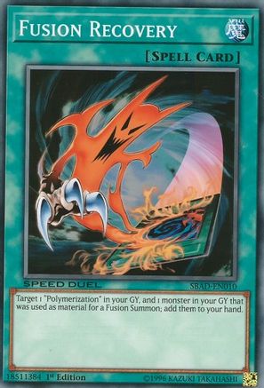 Fusion Recovery [SBAD-EN010] Common - Yu-Gi-Oh! - Card Brawlers | Quebec | Canada |