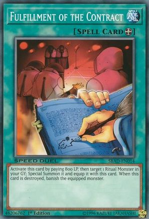 Fulfillment of the Contract [SBAD-EN014] Common - Yu-Gi-Oh! - Card Brawlers | Quebec | Canada |