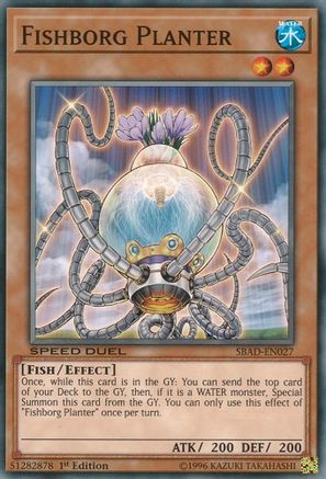 Fishborg Planter [SBAD-EN027] Common - Yu-Gi-Oh! - Card Brawlers | Quebec | Canada |