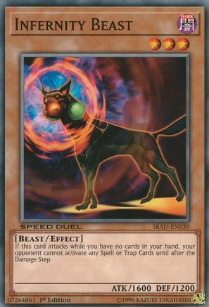Infernity Beast [SBAD-EN039] Common - Yu-Gi-Oh! - Card Brawlers | Quebec | Canada |