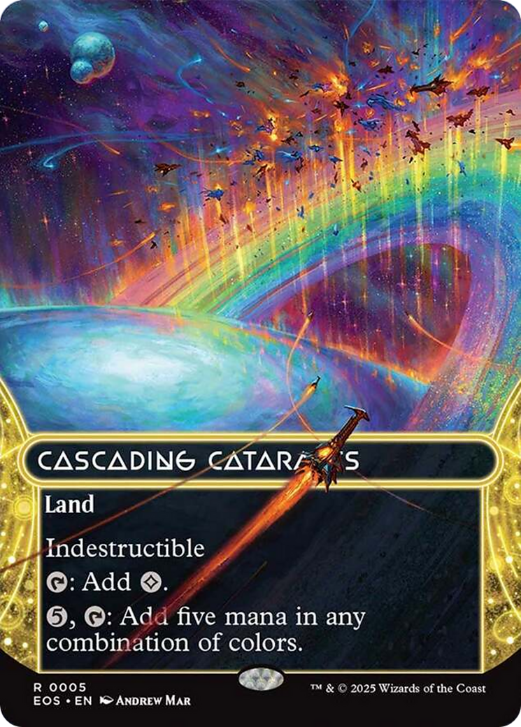 Cascading Cataracts (0005) (Borderless) [Edge of Eternities: Stellar Sights] - Magic: The Gathering - Card Brawlers | Quebec | Canada |