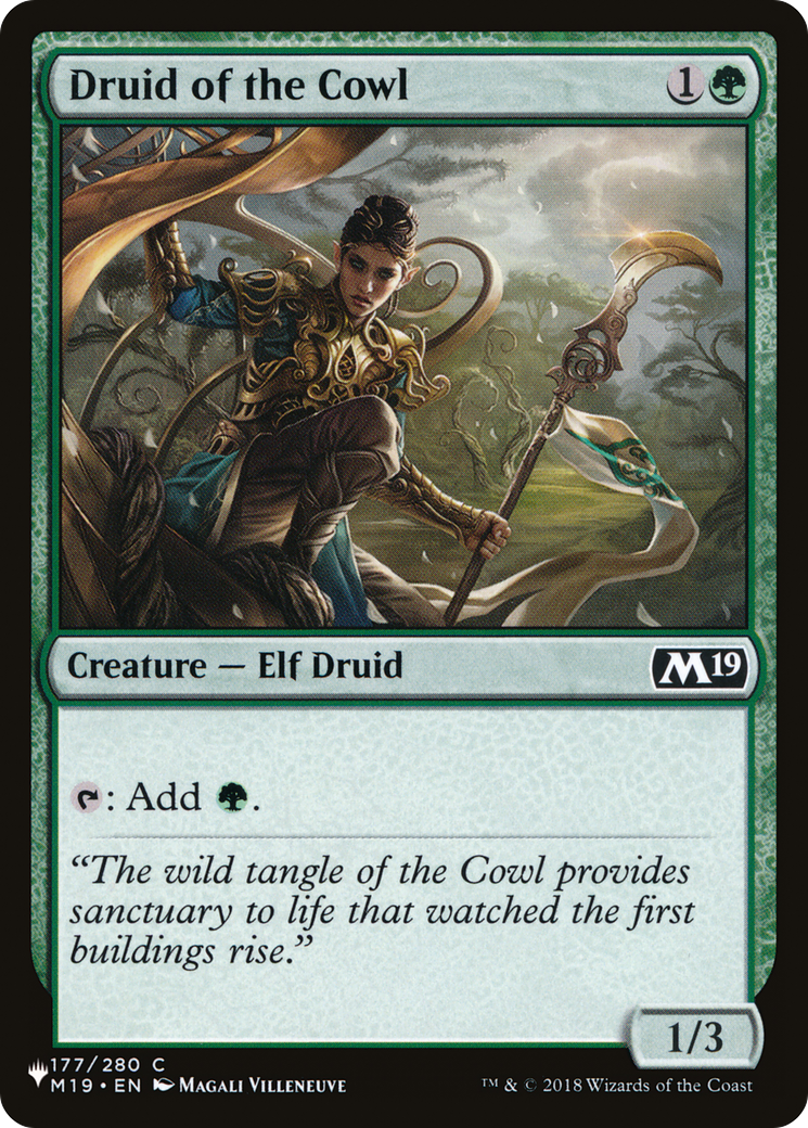 Druid of the Cowl [The List] - Magic: The Gathering - Card Brawlers | Quebec | Canada |