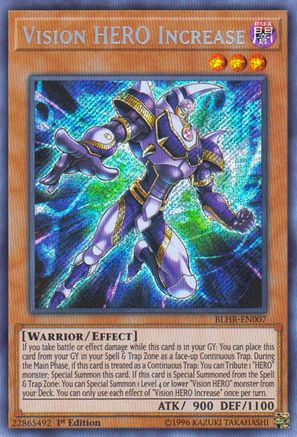 Vision Hero Increase [BLHR-EN007] Secret Rare - Yu-Gi-Oh! - Card Brawlers | Quebec | Canada |