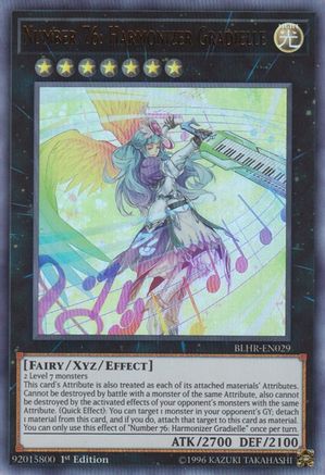 Number 76: Harmonizer Gradielle [BLHR-EN029] Ultra Rare - Yu-Gi-Oh! - Card Brawlers | Quebec | Canada |