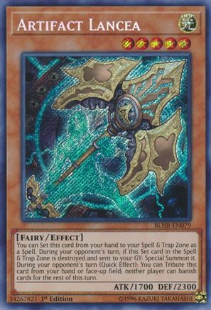 Artifact Lancea [BLHR-EN079] Secret Rare - Yu-Gi-Oh! - Card Brawlers | Quebec | Canada |