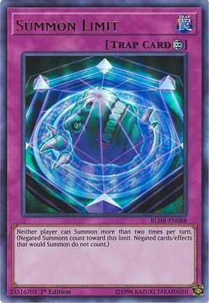 Summon Limit [BLHR-EN088] Ultra Rare - Yu-Gi-Oh! - Card Brawlers | Quebec | Canada |