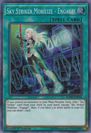 Sky Striker Mobilize - Engage! [BLHR-EN090] Secret Rare - Yu-Gi-Oh! - Card Brawlers | Quebec | Canada |
