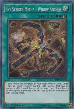 Sky Striker Mecha - Widow Anchor [BLHR-EN092] Secret Rare - Yu-Gi-Oh! - Card Brawlers | Quebec | Canada |