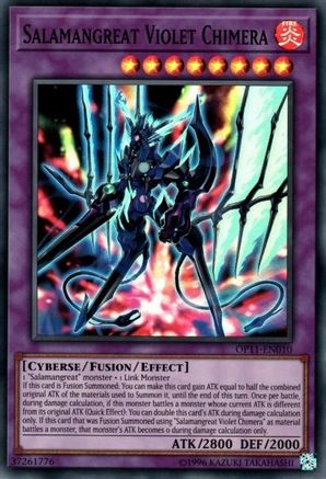 Salamangreat Violet Chimera [OP11-EN010] Super Rare - Yu-Gi-Oh! - Card Brawlers | Quebec | Canada |