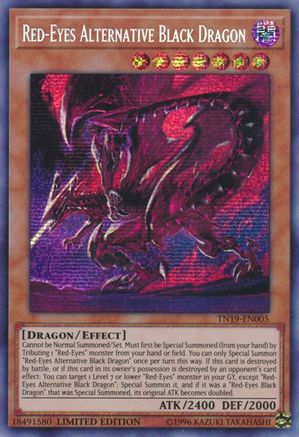 Red-Eyes Alternative Black Dragon [TN19-EN005] Prismatic Secret Rare - Yu-Gi-Oh! - Card Brawlers | Quebec | Canada |